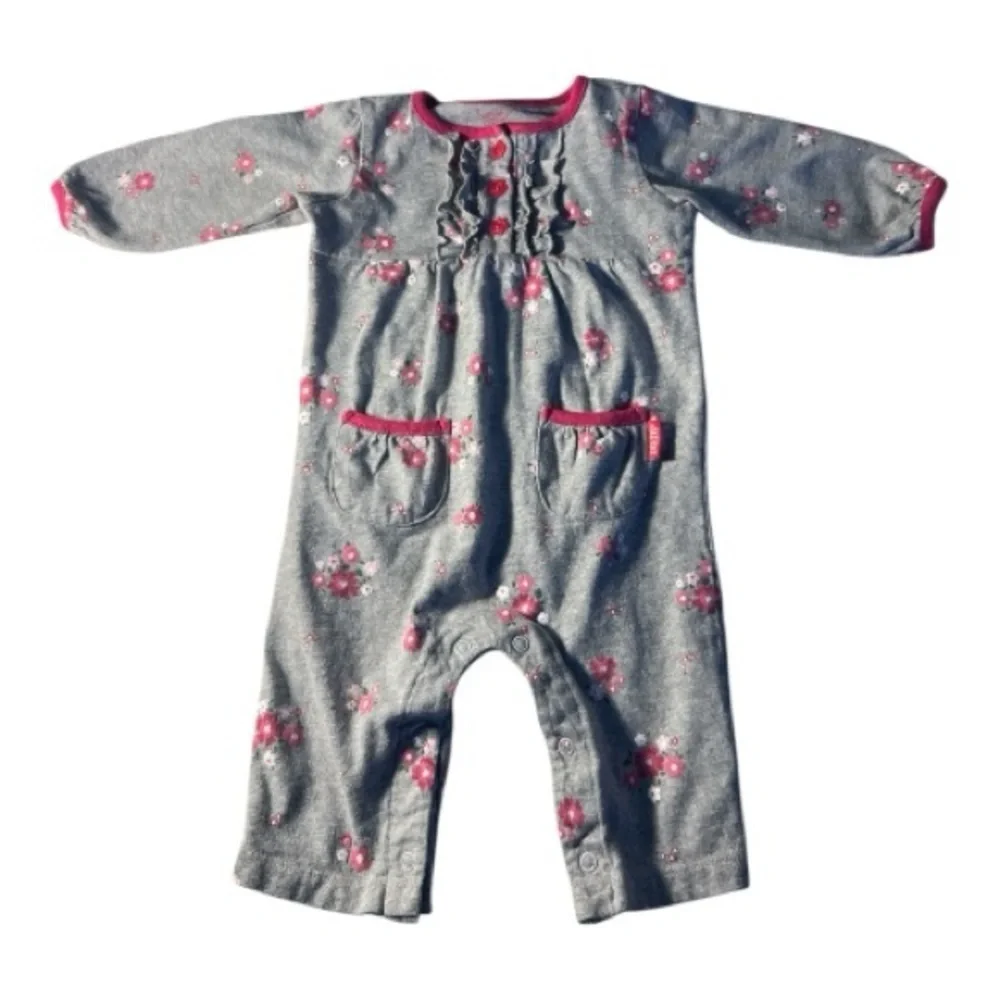 Carter's Gray and Pink Baby Outfit